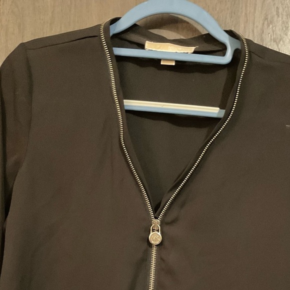 Michael Kors women’s zip blouse, small - Picture 3 of 5